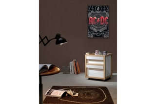Tableau Black Ice AC/DC - 60 x 90 cm 