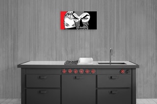 Tableau Diabolik et Eva Kant Diabolik Astorina - 100 x 50 cm 