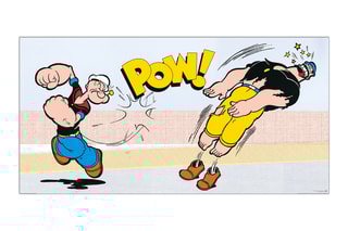Tableau “Popeye & Brutus” Segar - 100 x 50 cm