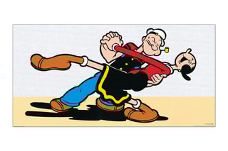 Tableau “Popeye & Olive Oyl” Segar - 100 x 50 cm