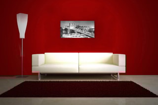 Tableau “Brooklyn Bridge At Night” Gendreau - 100 x 50 cm