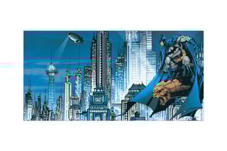 Tableau “Gotham City Skyline” DC Comics - 100 x 50 cm