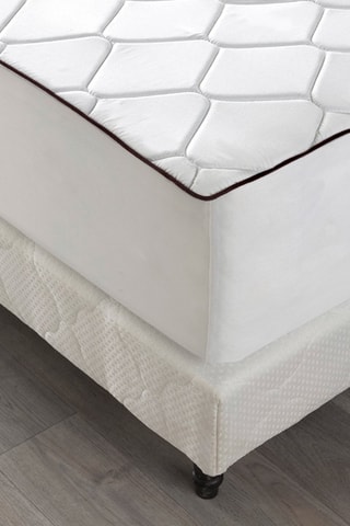 Surmatelas mi-ferme mémoire de forme polyester
