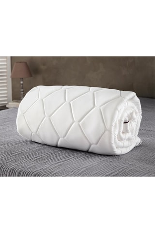 Surmatelas mi-ferme mémoire de forme polyester