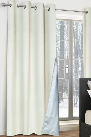 2 cortinados térmicas Bege - 135 x 240 cm