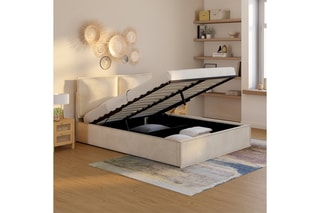 Lit-coffre avec sommier Lilou - Couchage 140 x 190 cm