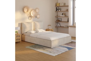 Lit-coffre avec sommier Lilou - Couchage 140 x 190 cm