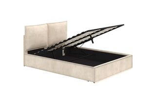 Lit-coffre avec sommier Lilou - Couchage 140 x 190 cm