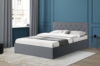 Lit coffre avec sommier Hannah - Couchage 140 x 190 cm