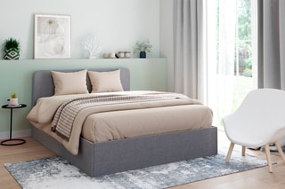Lit-coffre avec sommier Louise - Couchage 140 x 190 cm