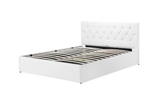 Lit coffre avec sommier Hannah - Couchage 160 x 200 cm