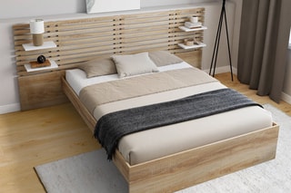 Lit Rosalia - Couchage 140 x 190 cm