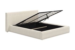 Lit-coffre avec sommier Joyce - Couchage 140 x 190 cm