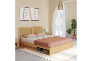 Lit avec sommier Eve - Couchage 160 x 200 cm