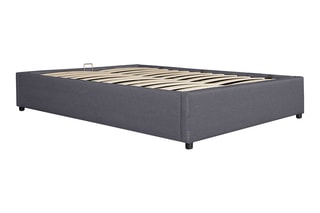 Lit-coffre avec sommier Otto - Couchage 140 x 190 cm