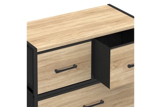 Commode 5 tiroirs Iris - 60 x 90 x 30 cm