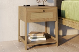 2 tables de chevet 1 tiroir Erin - 40 x 48 x 40 cm