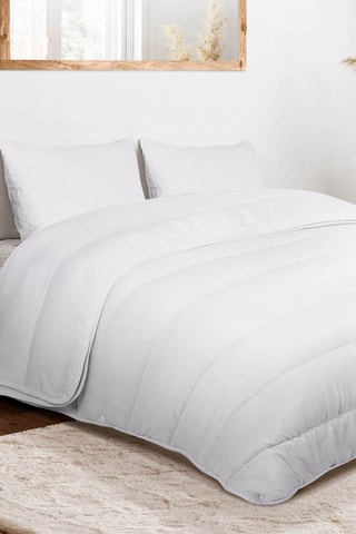Couette double extra chaude + oreiller(s) - 4 saisons - microfibres - 200 + 300 g/m²