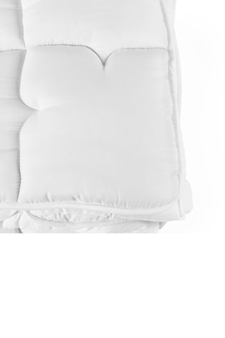 Couette extra chaude - anti-acariens - microfibres - 700 g/m² + oreiller(s) moelleux 500 g/m²