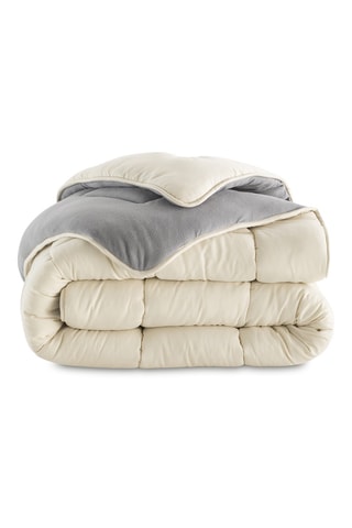 Couette extra chaude réversible polyester 400 g/m²