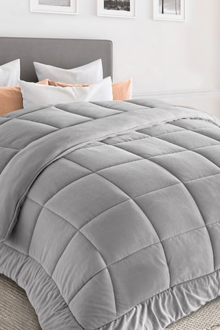 Couette extra chaude réversible polyester 400 g/m²