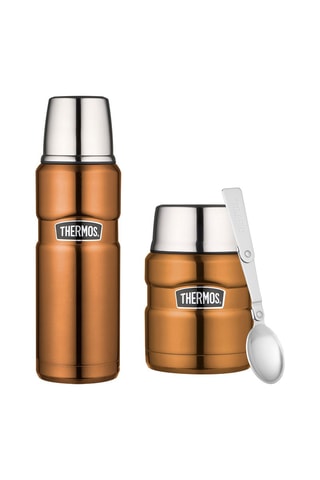 Coffret almoço em aço inoxidável King - 3 peças