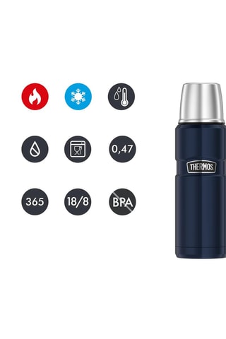 Bouteille isotherme en acier inoxydable King - 47 cl