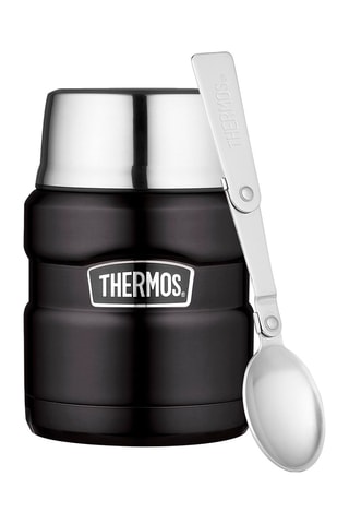 Garrafa isotérmica e recipiente para alimentos de aço inoxidável King - 47 cl