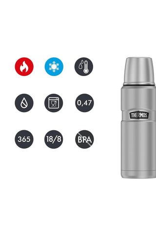 Bouteille isotherme en acier inoxydable King - 47 cl
