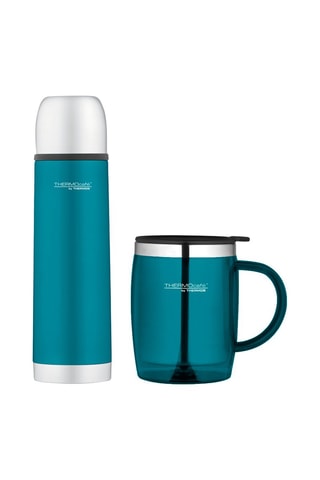Garrafa e caneca isotérmica em aço inoxidável - 50 e 45 cl