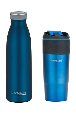 Garrafa isotérmica TC e caneca isotérmica Julie em aço inoxidável 50 e 45,5 cl