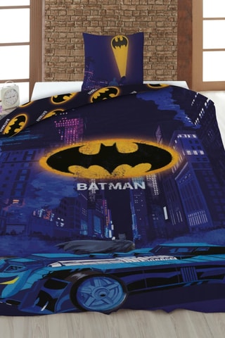 Conjunto de edredão Batman A Liga da Justiça Marvel - Azul-marinho