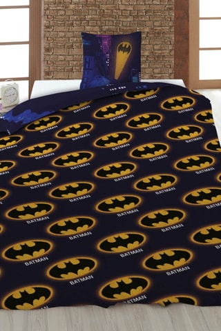 Conjunto de edredão Batman A Liga da Justiça Marvel - Azul-marinho