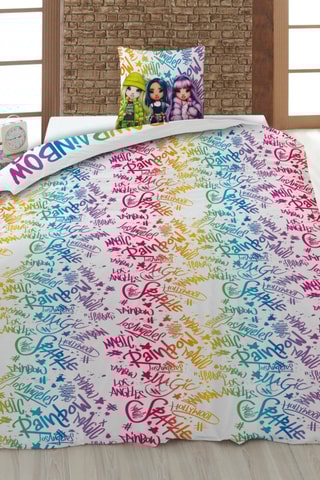 Conjunto de edredão Rainbow High - Multicor