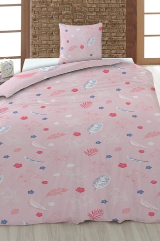Conjunto de edredão Angel e Stitch Lilo e Stitch Disney - Rosa
