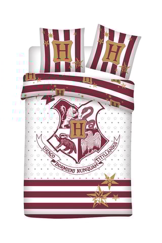 Conjunto de edredão em algodão 52 fios/cm² Harry Potter - Branco