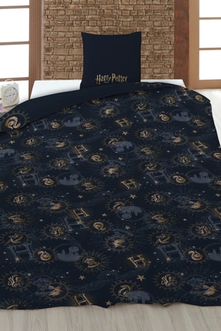 Conjunto de edredão Harry Potter - Preto