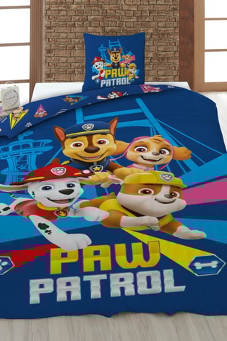 Conjunto de edredão Patrulha Pata  - Azul
