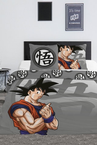 Conjunto de edredão Dragon Ball - Cinzento