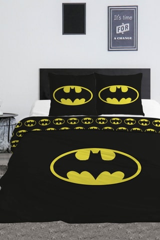Conjunto de edredão Batman A Liga da Justiça Marvel - Preto