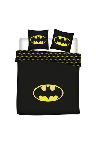 Conjunto de edredão Batman A Liga da Justiça Marvel - Preto