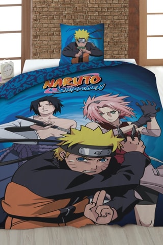 Conjunto de edredão Naruto - Multicor