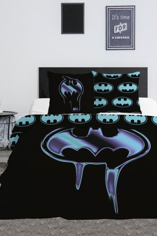 Conjunto de edredão Batman A Liga da Justiça Marvel - Preto