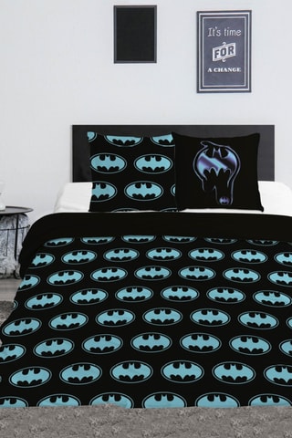 Conjunto de edredão Batman A Liga da Justiça Marvel - Preto