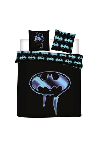 Conjunto de edredão Batman A Liga da Justiça Marvel - Preto