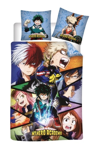 Conjunto de edredão My Hero Academia - Multicor