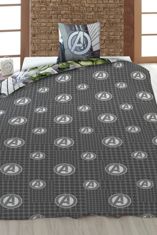 Conjunto de edredão Os Vingadores Marvel - Multicor