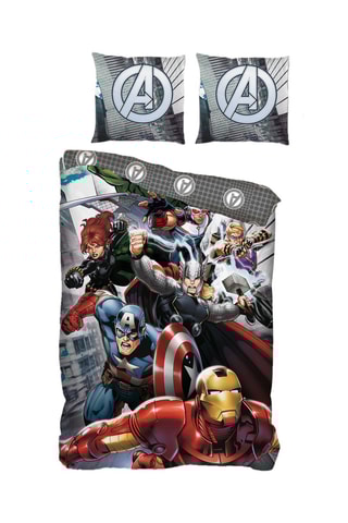 Conjunto de edredão Os Vingadores Marvel - Multicor