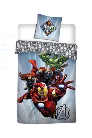 Conjunto de edredão Os Vingadores Marvel - Multicor