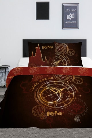 Conjunto de edredão Harry Potter - Bordô